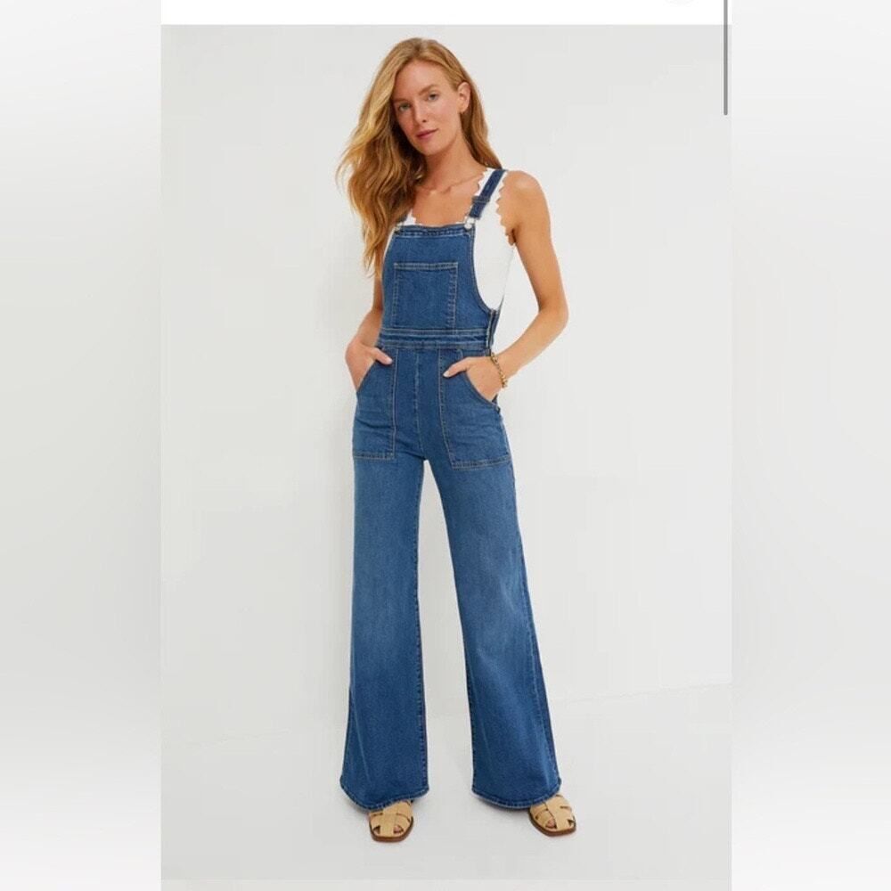 New Mother High Waisted Twister Overall Sneak - Punch Buggy XS
